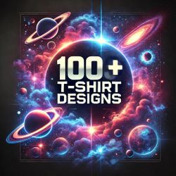 🚀 100+ Unique T-Shirt Print Designs – Ready for Your Projects! 🌌🔥