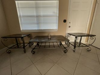 Heavy Duty Coffee And 2 End Tables 