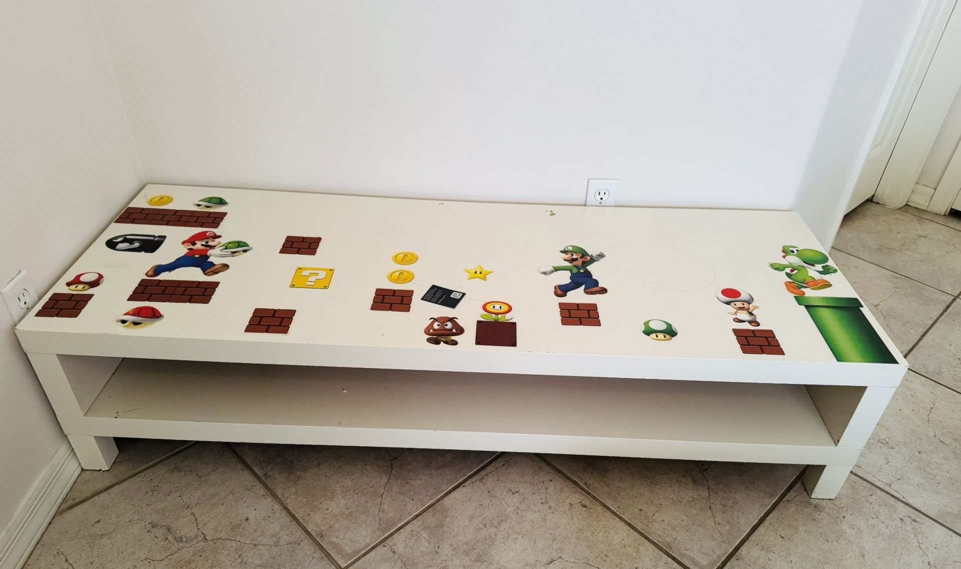Wood Mario TV Stand