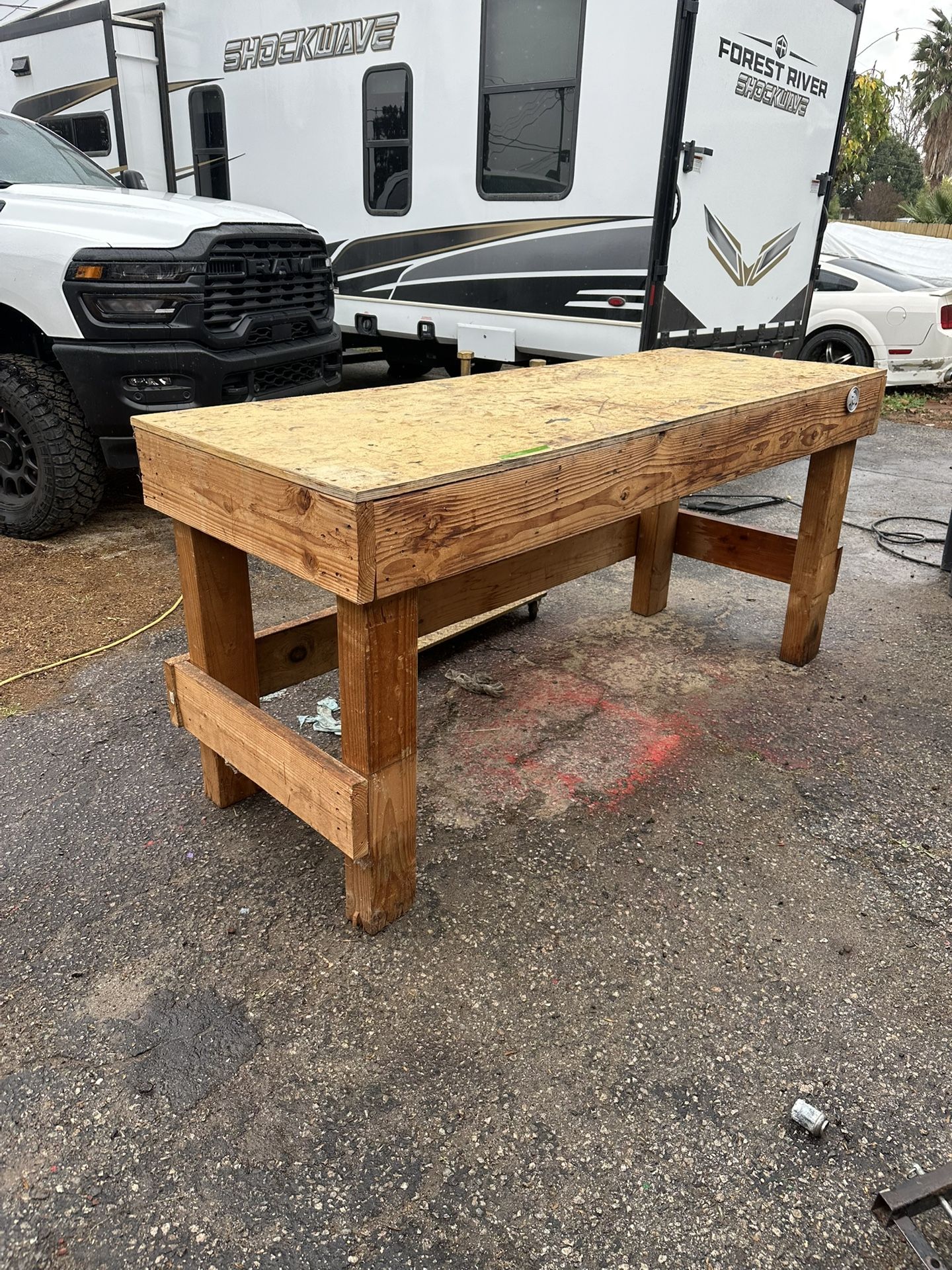 Wood Workbench