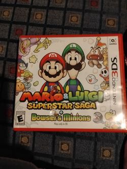 Mario and Luigi superstar saga 3DS