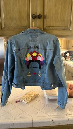 Jean jacket /Frida kahlo