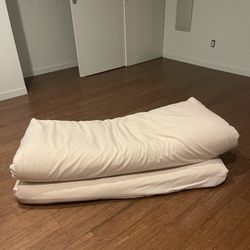 Japanese Double/Full Shikibuton Futon - Natural Wool and Organic Cotton