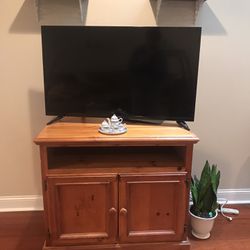 Solid Wood Entertainment Center