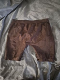 Brown Biker/ under Shorts with Elastic Waistband. Age 5-8
