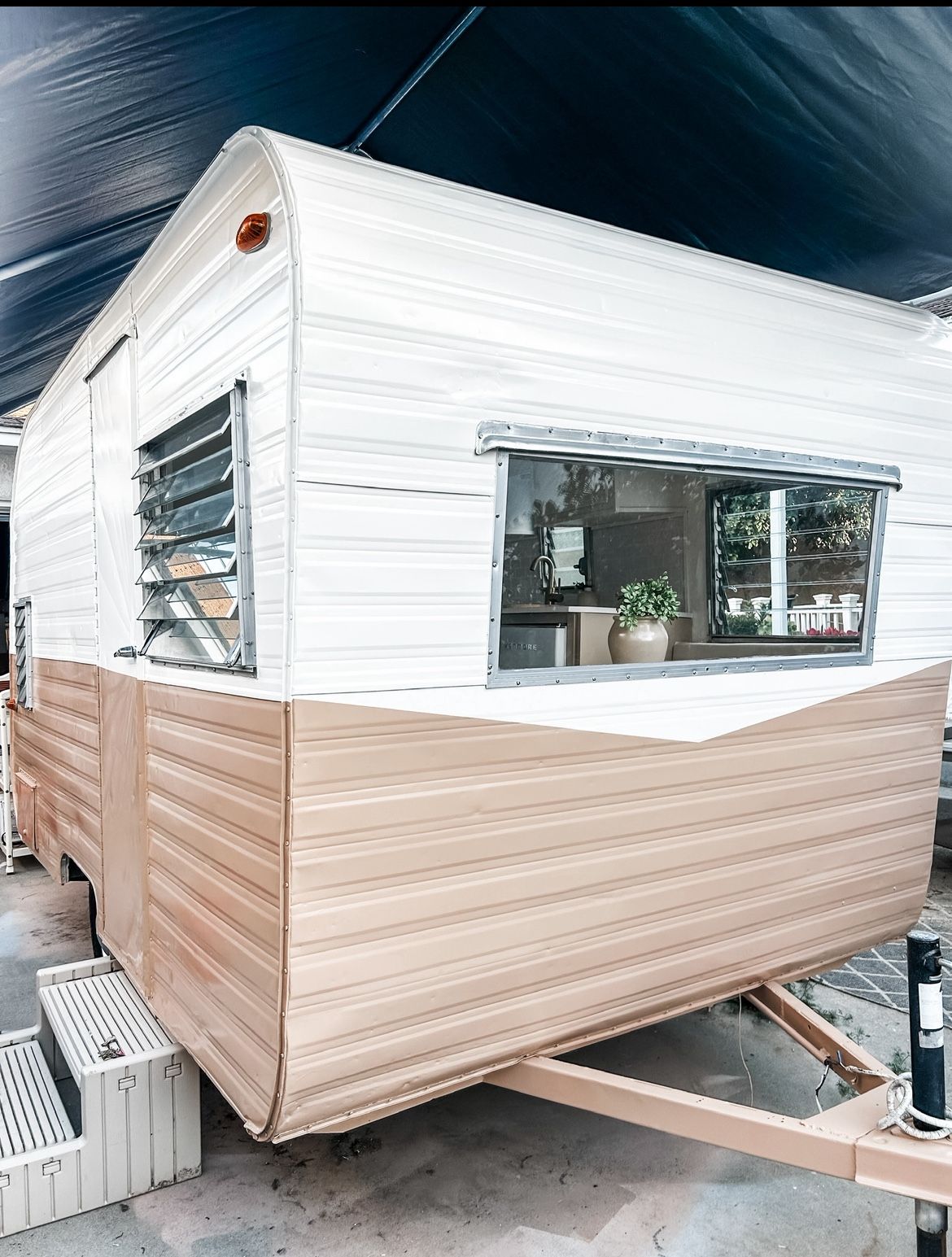 Vintage Modernized Shasta Travel Trailer 