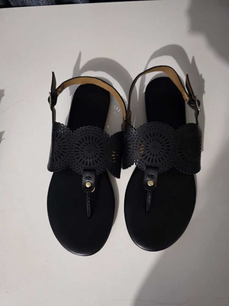 LC Lauren Conrad Jarrah Women's Floral Thong Sling Back Sandals
