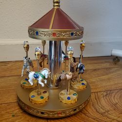 SPOONTIQUES PEWTER 1986 CAROUSEL
