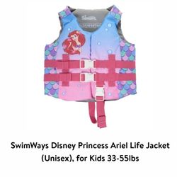 Disney princess life jacket for kids.