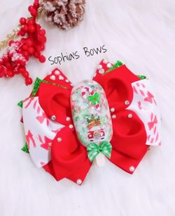 Alligator Clip Ice Cream Bows price per unit, measure 5 ”wide
