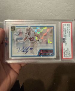 San Francisco 49ers nick bosa Donruss auto PSA 10 /25