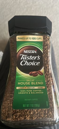 Taster’s Choice instant coffee (decaf) $10 dollars
