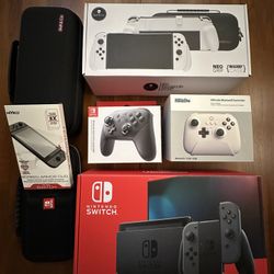 Nintendo Switch Plus Accessories Like New