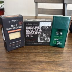 New Set Of Men’s Grooming Items 