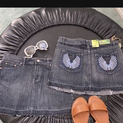 Jean Skirt 