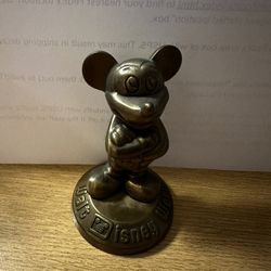 Vintage Mickey Mouse Disneyland Statue Figurine Paperweight
