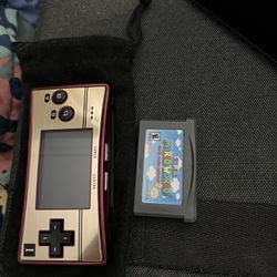 nintendo gameboy advance micro plus super mario world charger and manual included