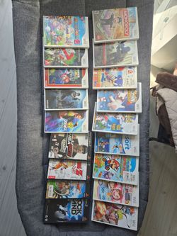 18 wii and PlayStation 2 games