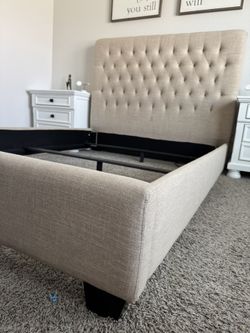 Headboard With bed frame (Queen Size)