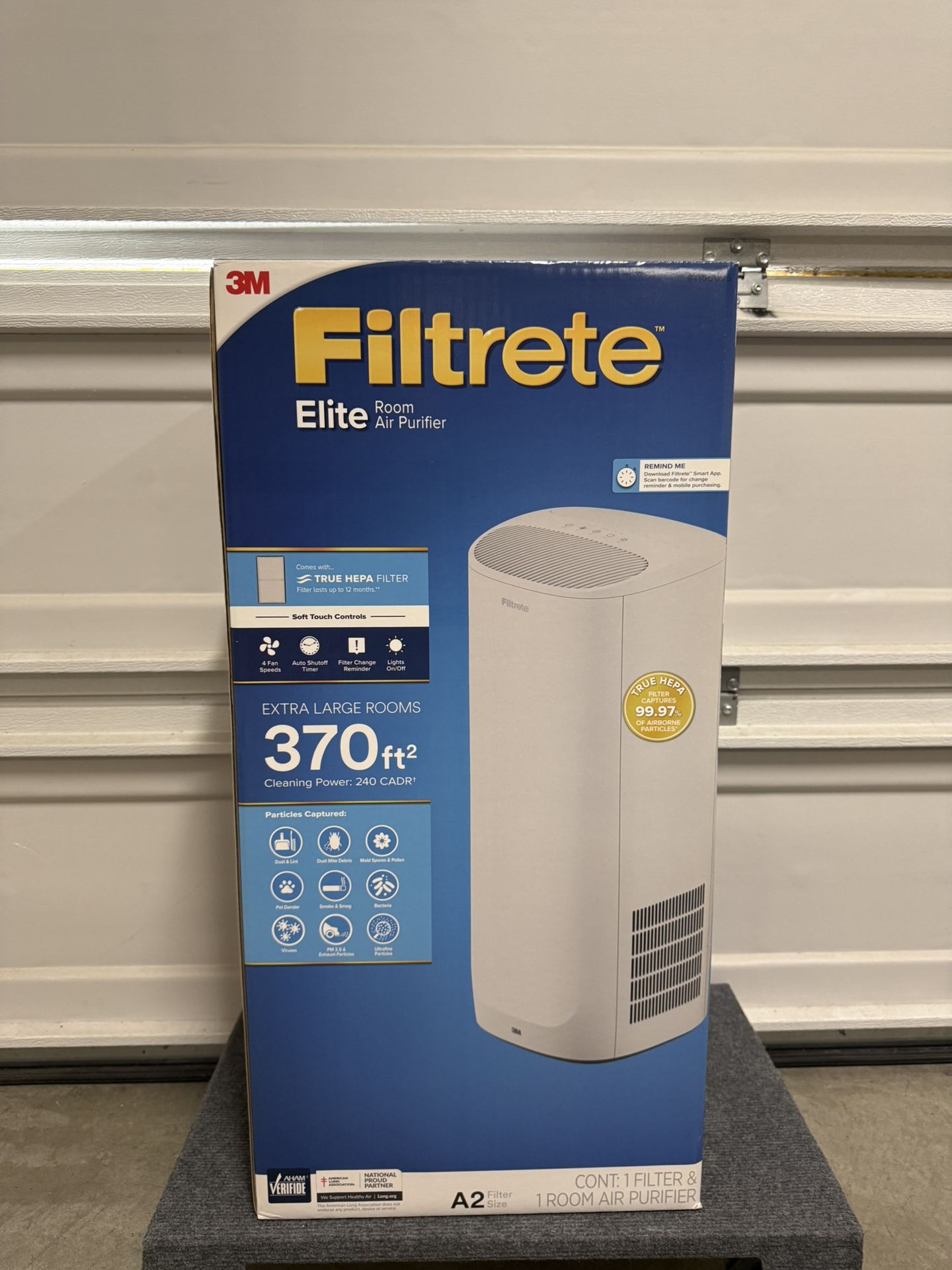 Filtrete True HEPA Air Purifier – Covers 370 Sq Ft – Brand New!