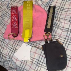 Lululemon Never Lost Lululemon Dual Pouch Bracelet And VICTORIA SECRET KEYCHAIN 
