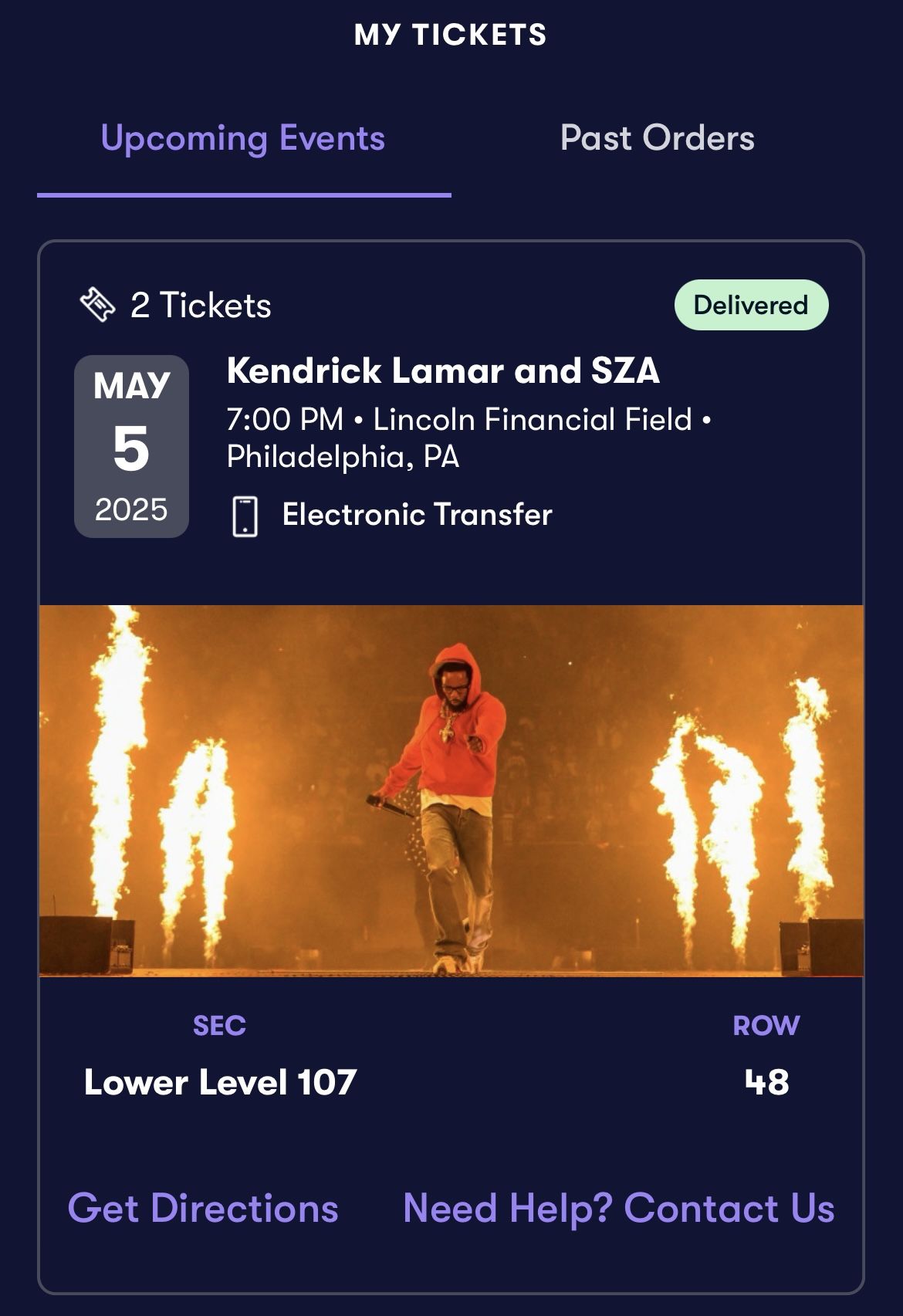 Kendrick Lamar x Sza Grand National Tour “PHILLY”