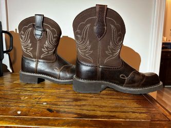 Ariat Brown Leather Western Cowboy Boots