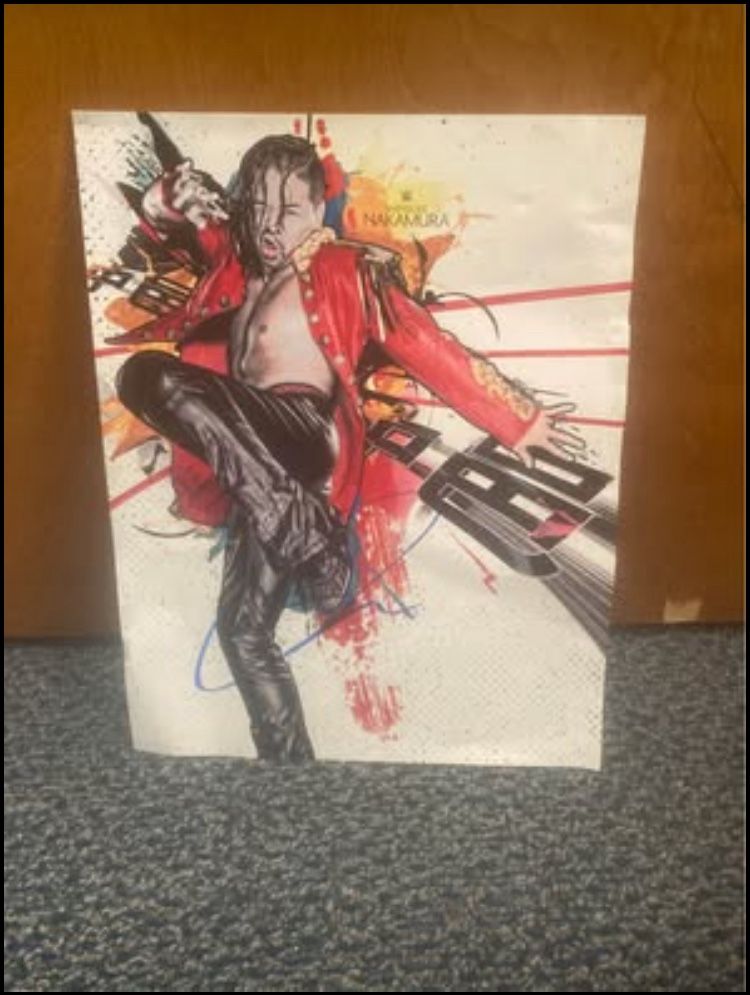 WWE Shinsuke Nakamura Smackdown Live Authentic Autograph