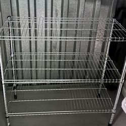 3 Tier Aluminum Shelf unit Lightweight 