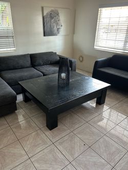 Pottery barn dining table and end tables