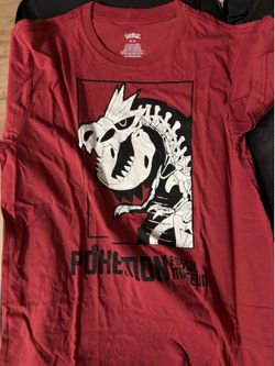 Pokemon large s/s fossil museum tshirt chicago