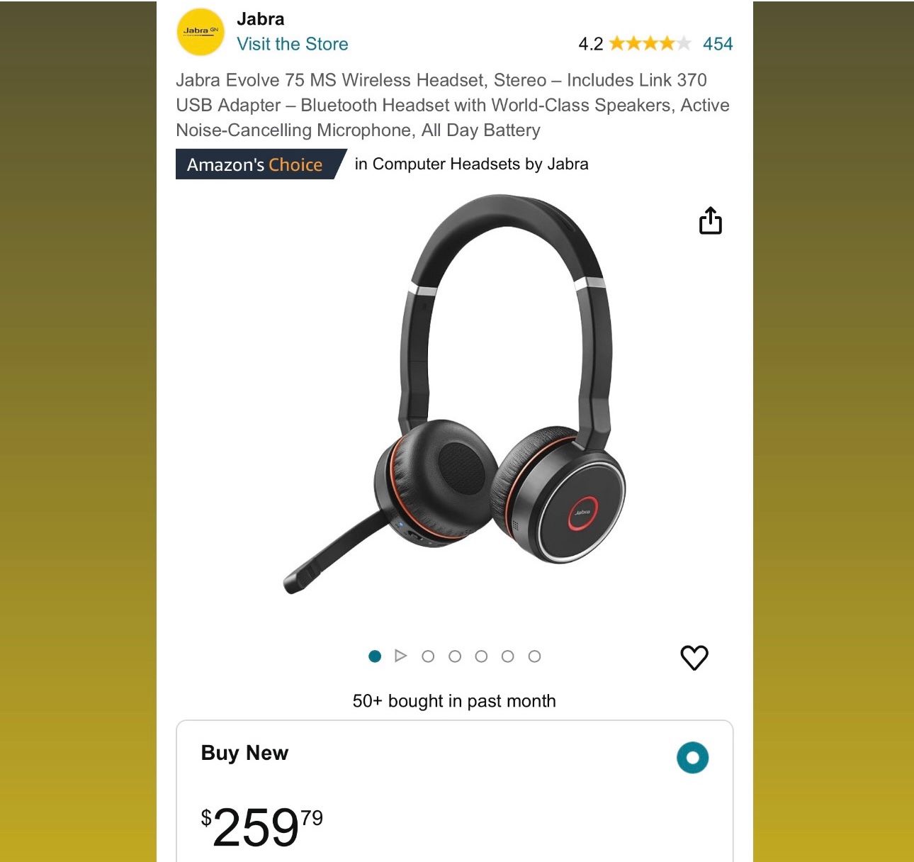 Jabra Wireless Headset Headphones