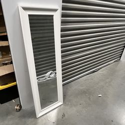 White Frame Mirror