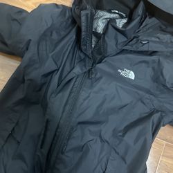 North Face Vent Dry / Rain Jacket – Men’s Small – Black / Gray – Clean