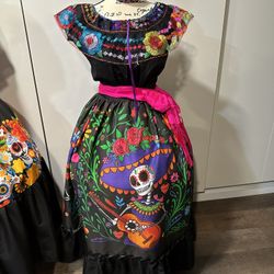 Skirt, Falda Catrina Día De Muertos Holloween