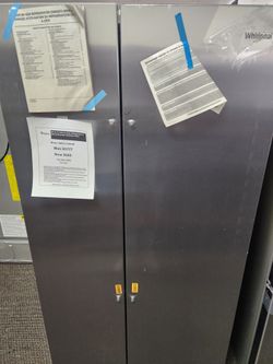 25 cu. ft. Side by Side Refrigerator in Monochromatic Stainless Steel