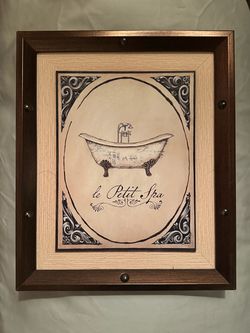 French-themed Bathroom Wall Art