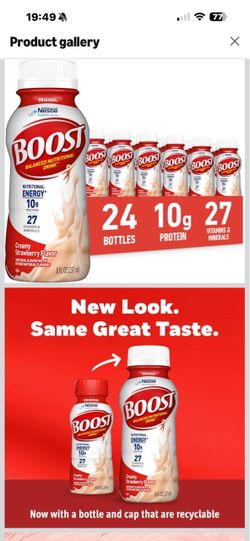 Bots Nutritional Drink Creamy Strawberry 24-Pack