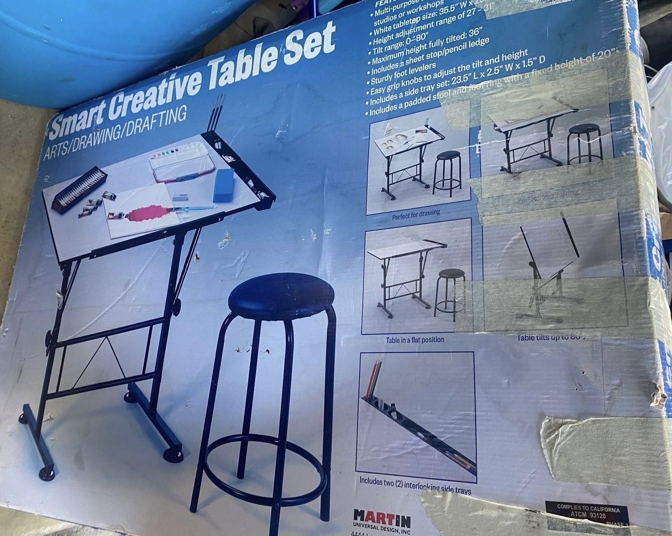New Drawing/Art Table Set