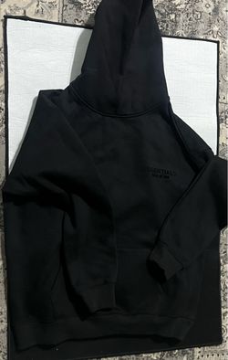 Fear of God Essentials Black Hoodie size medium