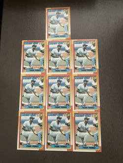 10- 1990 Topps Frank Thomas Rookie Card # 414 All Mint