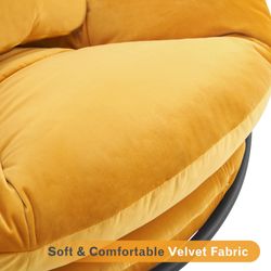 Brand New Yellow Swivel Chair Mcombo Hq405