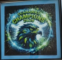 NFL Seattle Seahawks Champions 2026 Diamond Painting whatmost
