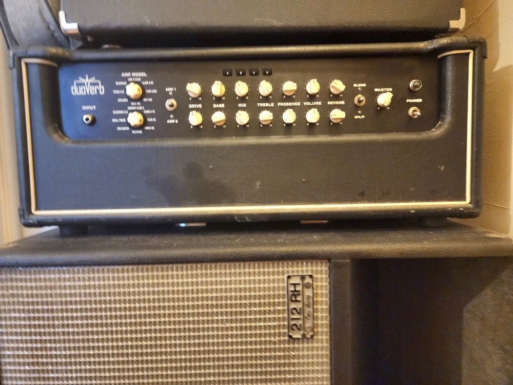 Musicman Cab With Line 6 Head

