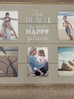 The Beach Is Our Happy Place: 5 Collage Opening