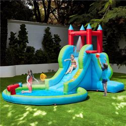 13' x 8' Inflatable Slide with Air Blower