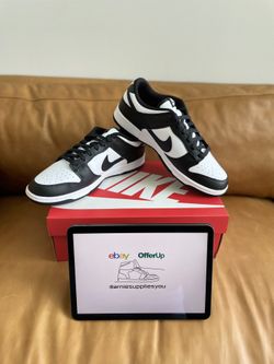 ⭐️ Nike Dunk Low GS 'Panda' White Black Size 7Y/8.5 W⭐️ SHIPS 8/26