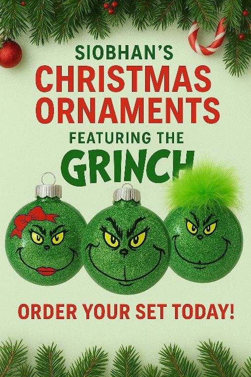 Grinch Christmas Ornaments