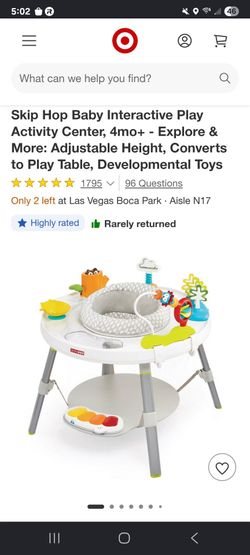 Skip Hop Baby Interactive Play Activity Center + Kick and Play Gym