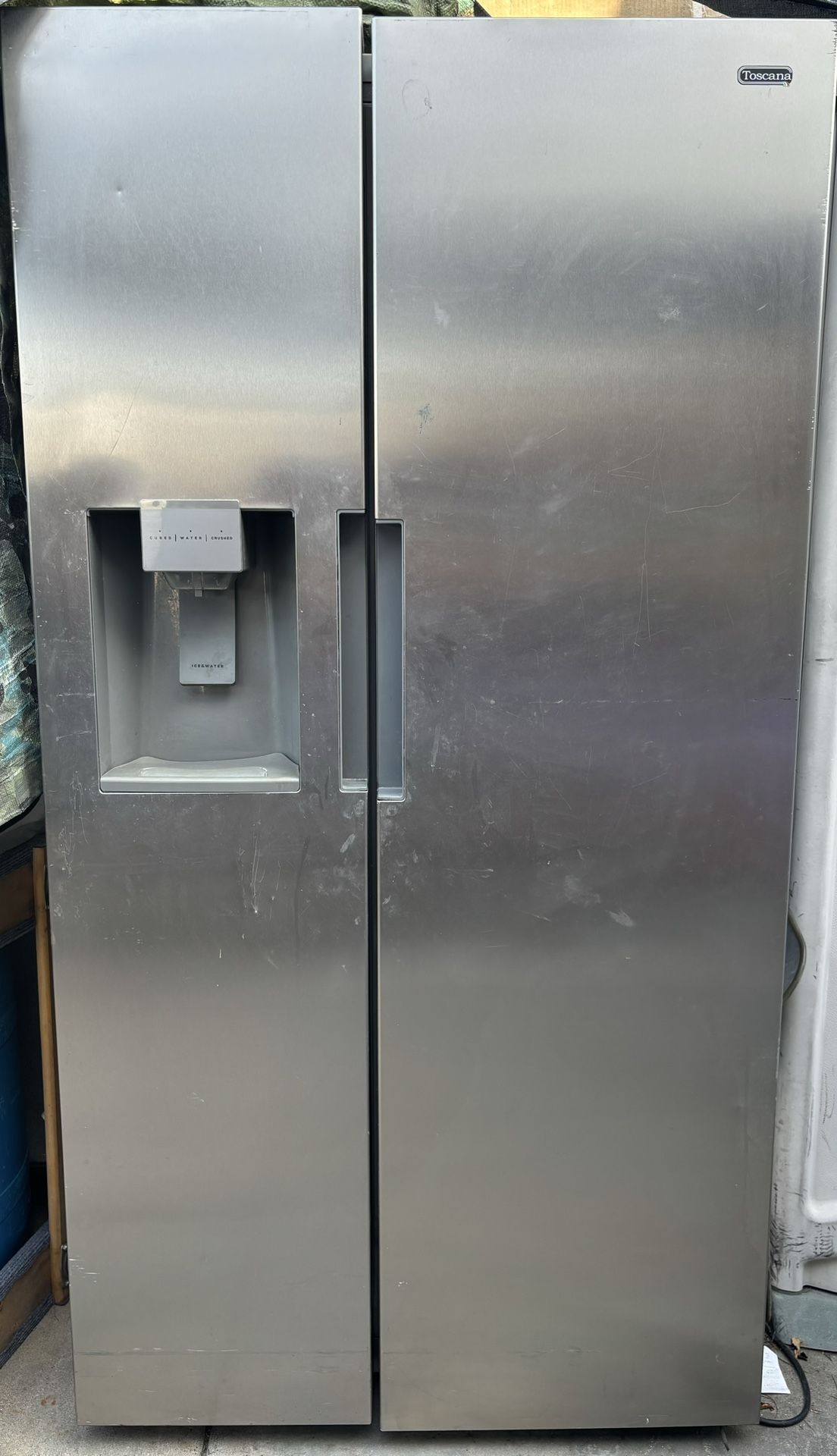 TOSCANA Split Door Refrigerator